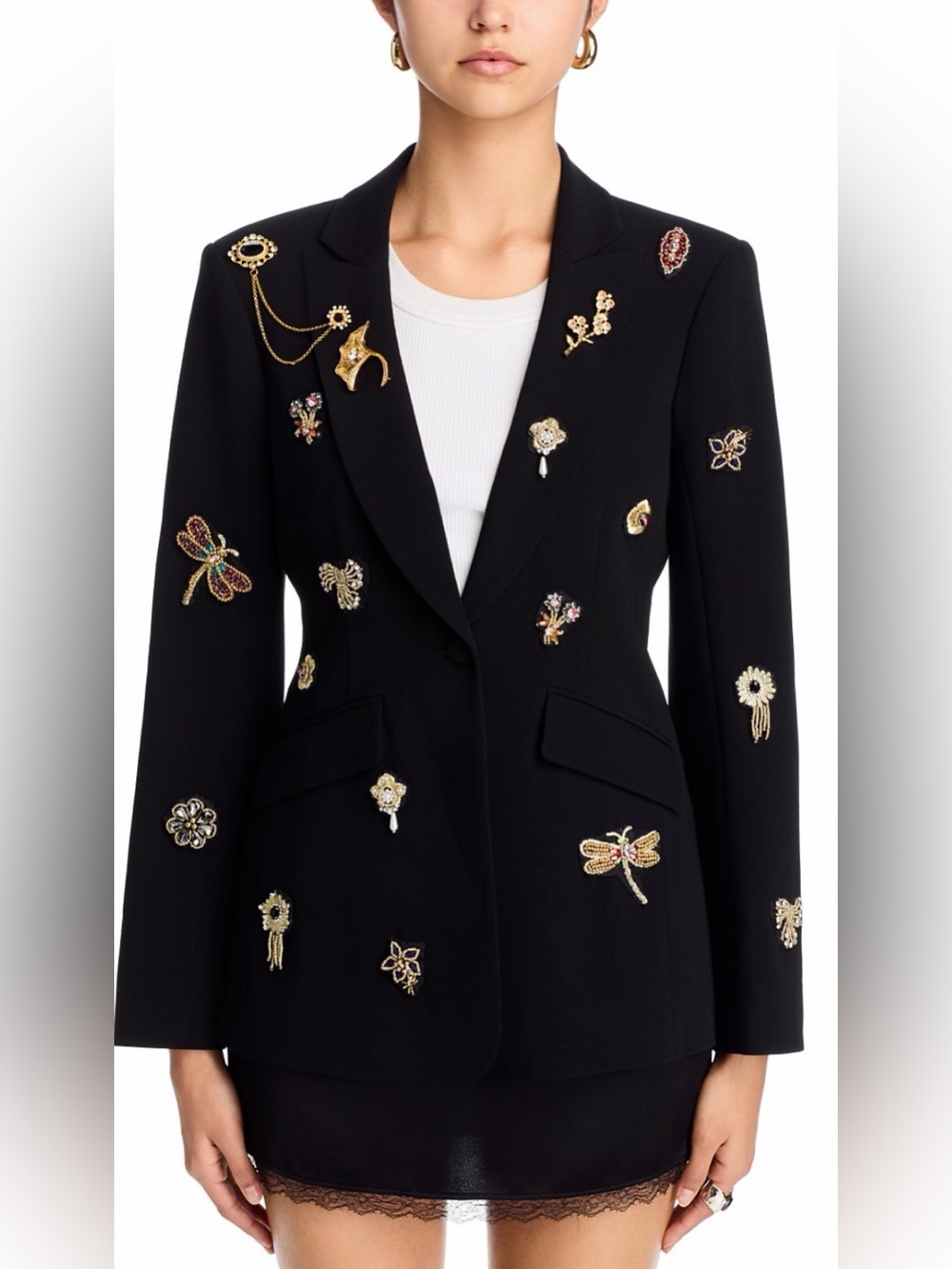 Cinq a Sept Cheyenne Brooches Blazer